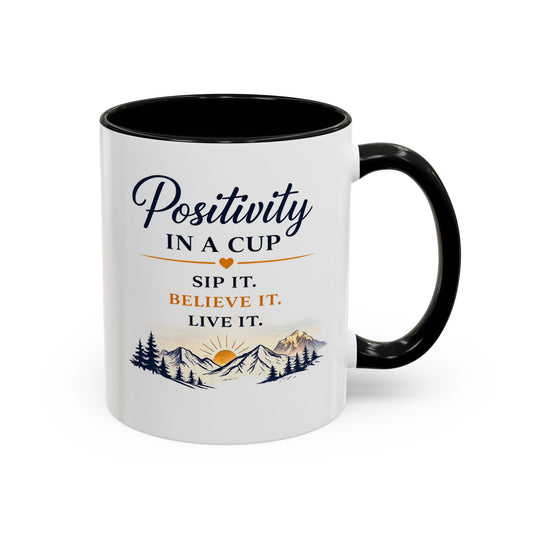 Positivity Accent Coffee Mug - Positivity in a Cup