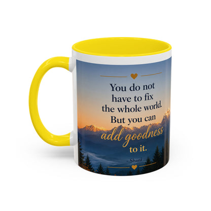 Mountain Sunrise Accent Coffee Mug (11, 15oz)