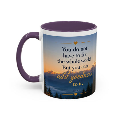 Mountain Sunrise Accent Coffee Mug (11, 15oz)