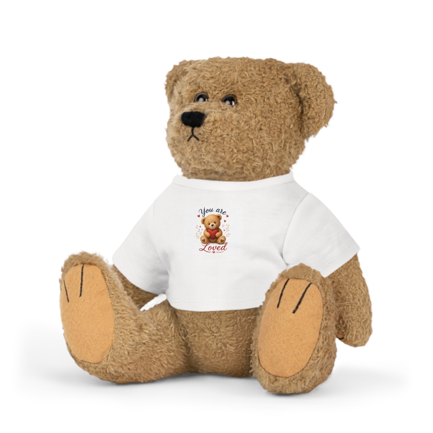 Teddy Bear — 'You Are Loved' Plush with Tee, Cute Gift for Kids & Valentine's