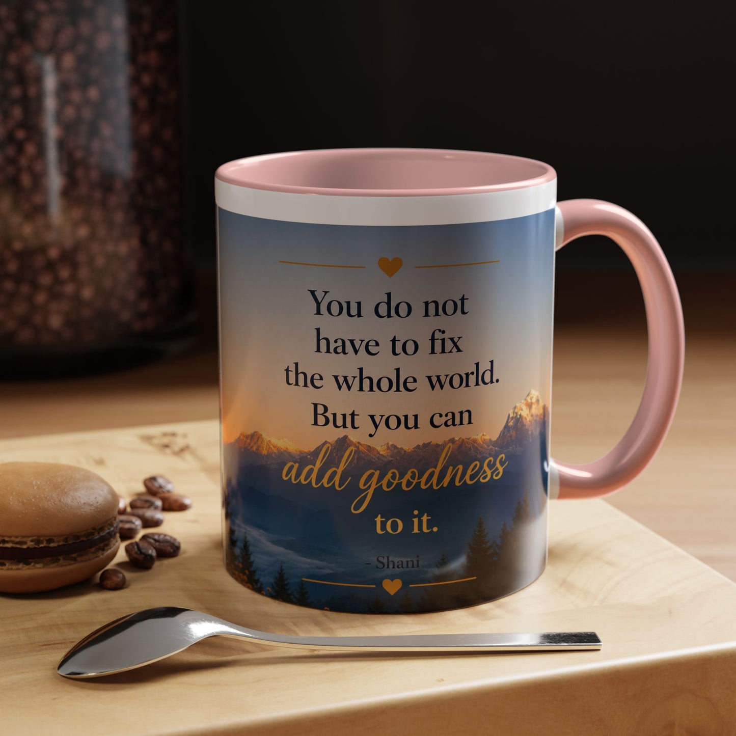 Mountain Sunrise Accent Coffee Mug (11, 15oz)