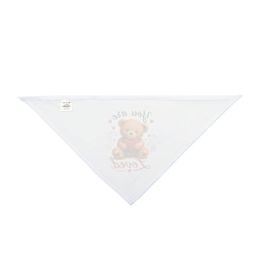 Pet Bandana — "You Are Loved" Teddy Bear Valentine Dog & Cat Bandana