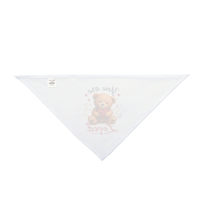 Pet Bandana — "You Are Loved" Teddy Bear Valentine Dog & Cat Bandana