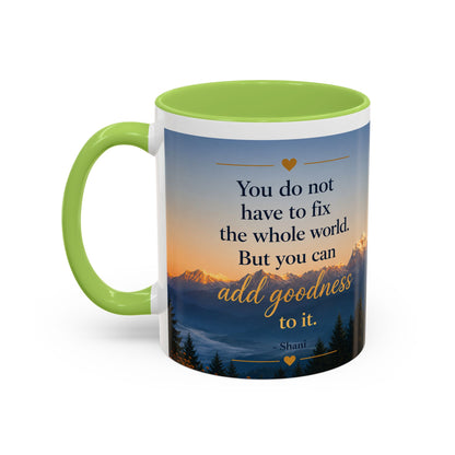 Mountain Sunrise Accent Coffee Mug (11, 15oz)