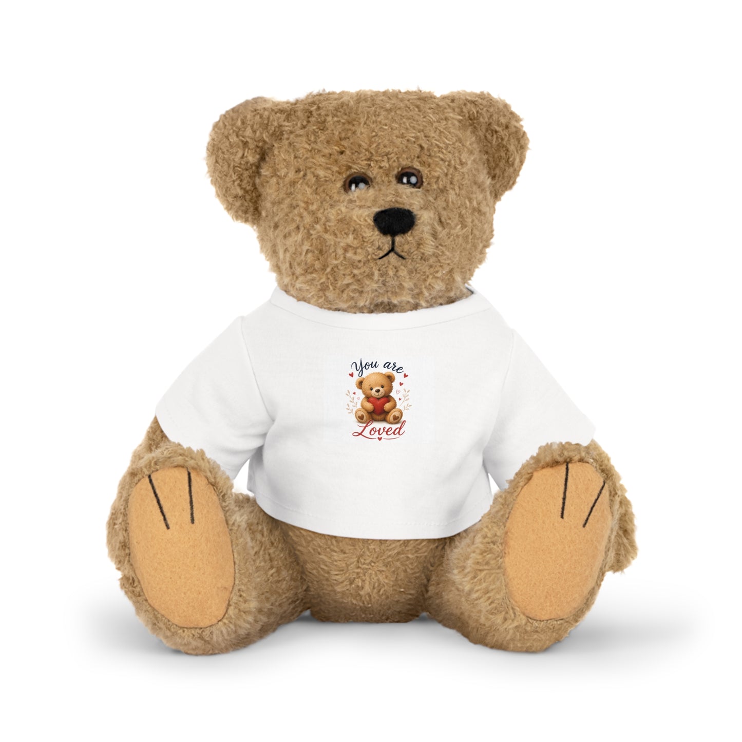 Teddy Bear — 'You Are Loved' Plush with Tee, Cute Gift for Kids & Valentine's