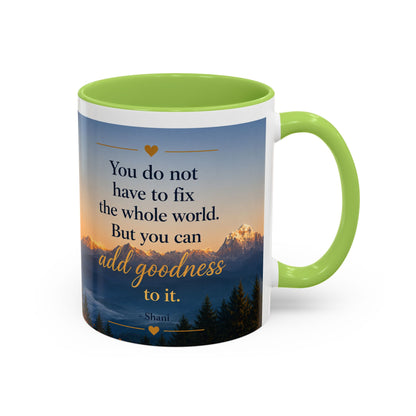 Mountain Sunrise Accent Coffee Mug (11, 15oz)