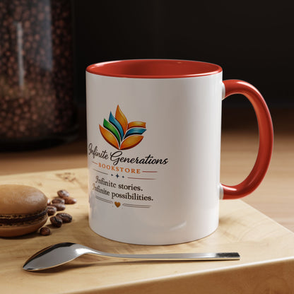 Infinite Generations Bookstore Coffee Mug