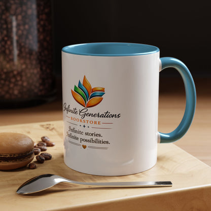 Infinite Generations Bookstore Coffee Mug