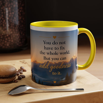 Mountain Sunrise Accent Coffee Mug (11, 15oz)