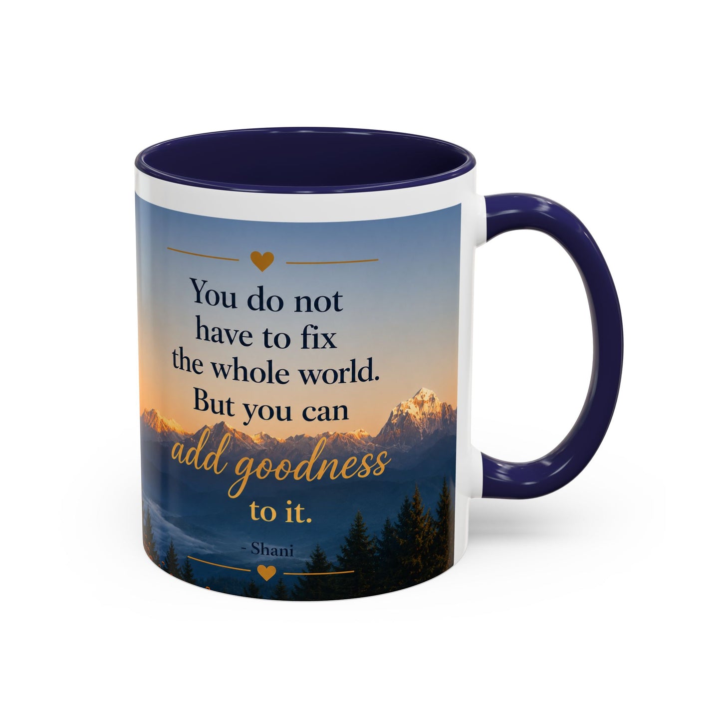 Mountain Sunrise Accent Coffee Mug (11, 15oz)