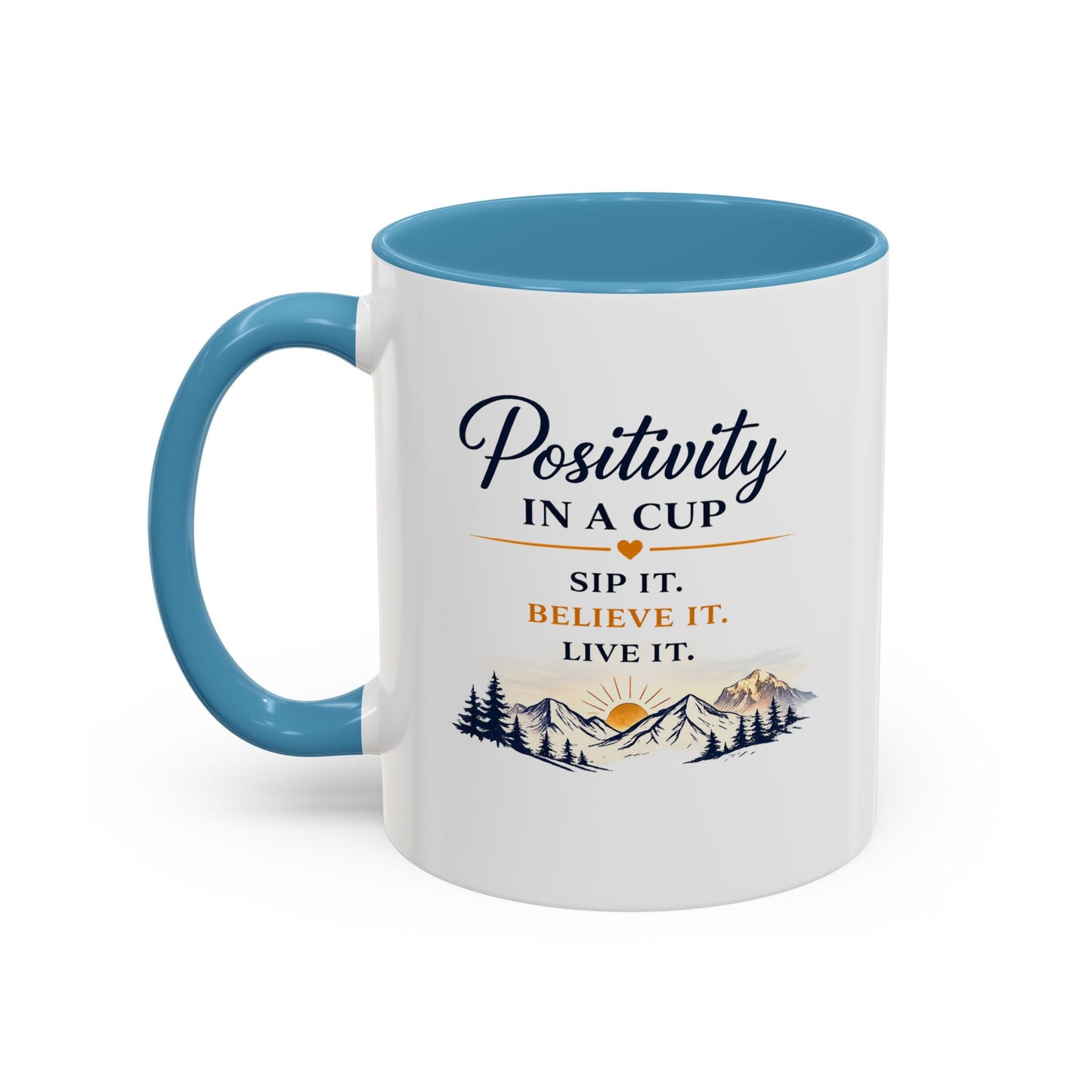 Positivity Accent Coffee Mug - Positivity in a Cup