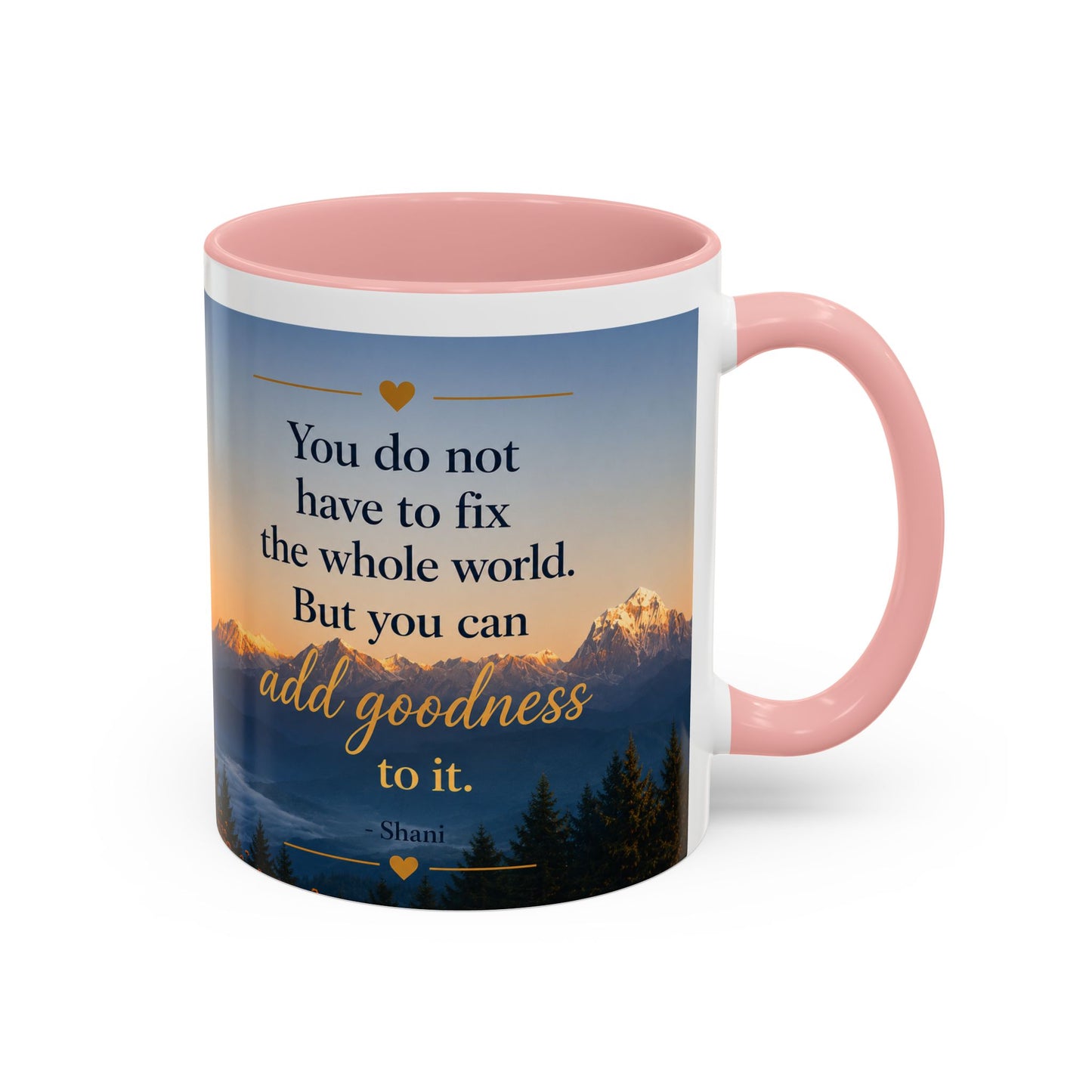 Mountain Sunrise Accent Coffee Mug (11, 15oz)