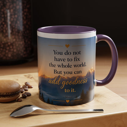 Mountain Sunrise Accent Coffee Mug (11, 15oz)