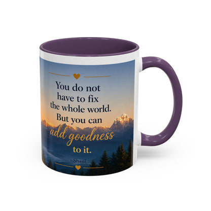 Mountain Sunrise Accent Coffee Mug (11, 15oz)