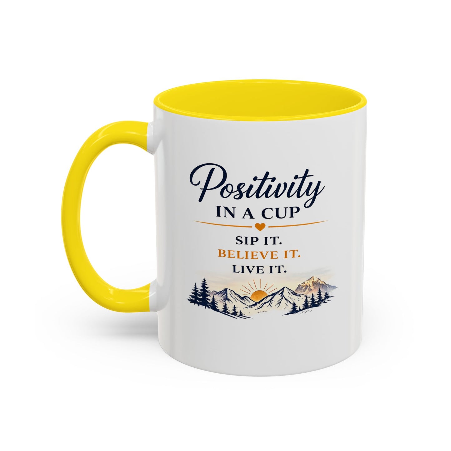 Positivity Accent Coffee Mug - Positivity in a Cup