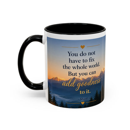 Mountain Sunrise Accent Coffee Mug (11, 15oz)