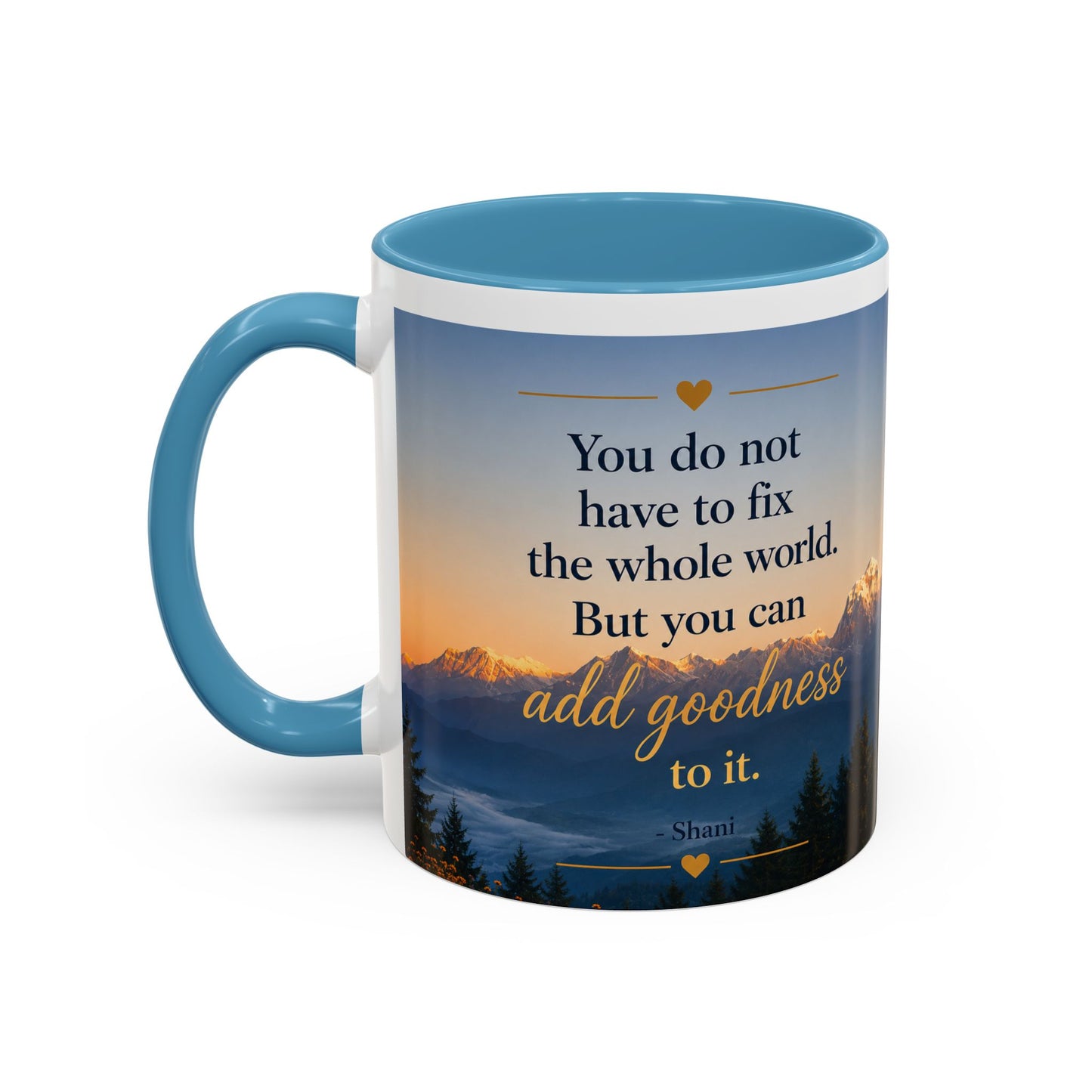 Mountain Sunrise Accent Coffee Mug (11, 15oz)
