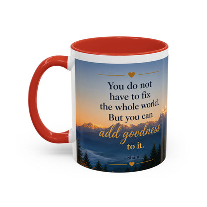 Mountain Sunrise Accent Coffee Mug (11, 15oz)