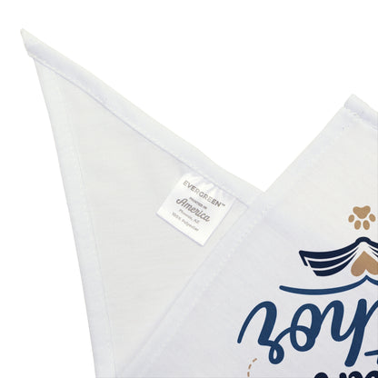 Pet Bandana — "my owner is an author" Teddy Bear Valentine Dog & Cat Bandana