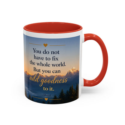 Mountain Sunrise Accent Coffee Mug (11, 15oz)