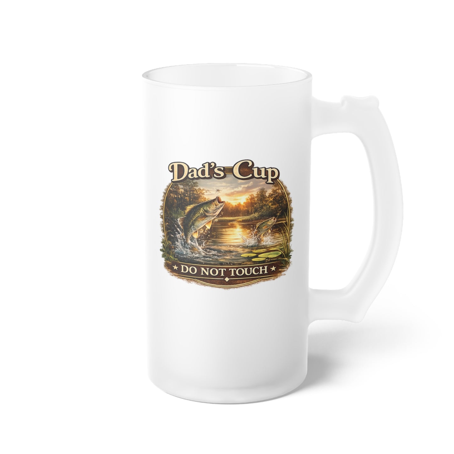 Frosted Beer Mug — Rustic Bear Design Beer Stein